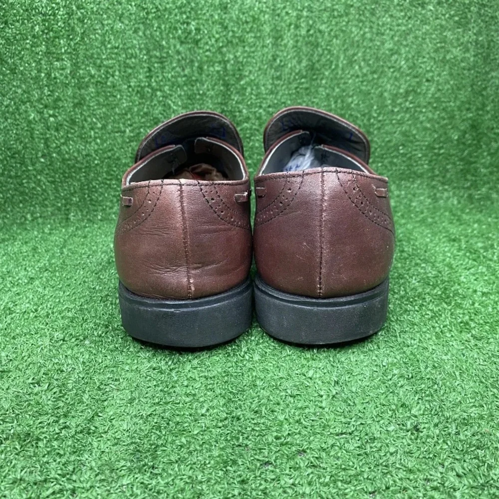 Dunoon By Red Wing Vintage Slip On Tassel Loafers Shoes Mens Leather Wine 11.5 D